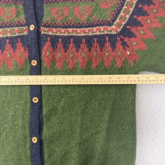 Aplaca Connection Hand Knit Wool Sweater Women’s One Size Cardigan Pattern - Picture 7 of 10